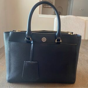 Tory Burch Black Handbag Satchel Tote